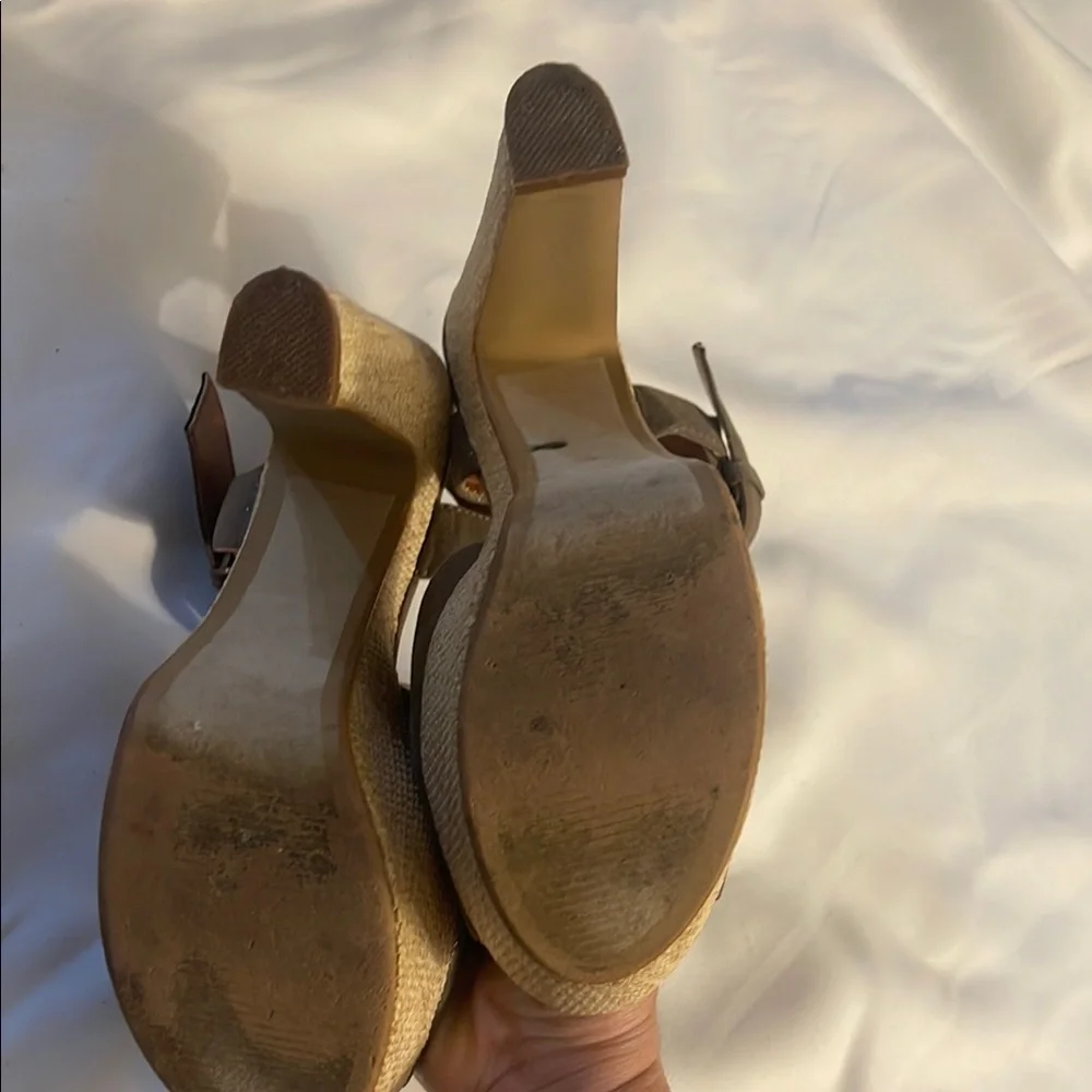 Bakers Gray Platform Heels‎ Excellent Condition